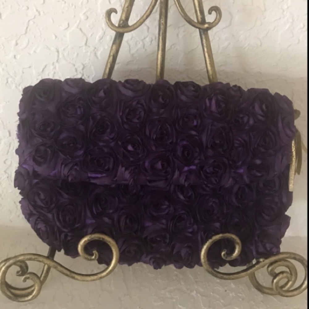 Stephanie Johnson Purple Flowers Cosmetic Bag